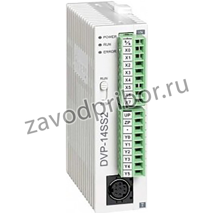 Программируемый логический контроллер DVP28SS211T, 16DI, 12TO(NPN), 24VDC, 8K шагов, RS232, RS485