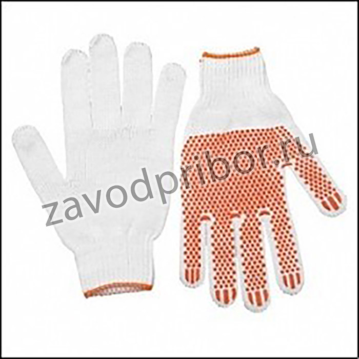 STAYER Перчатки "МАСТЕР" трикотажные, 7 класс, х/б, с защитой от скольжения, L-XL, 10пар [11397-H10]