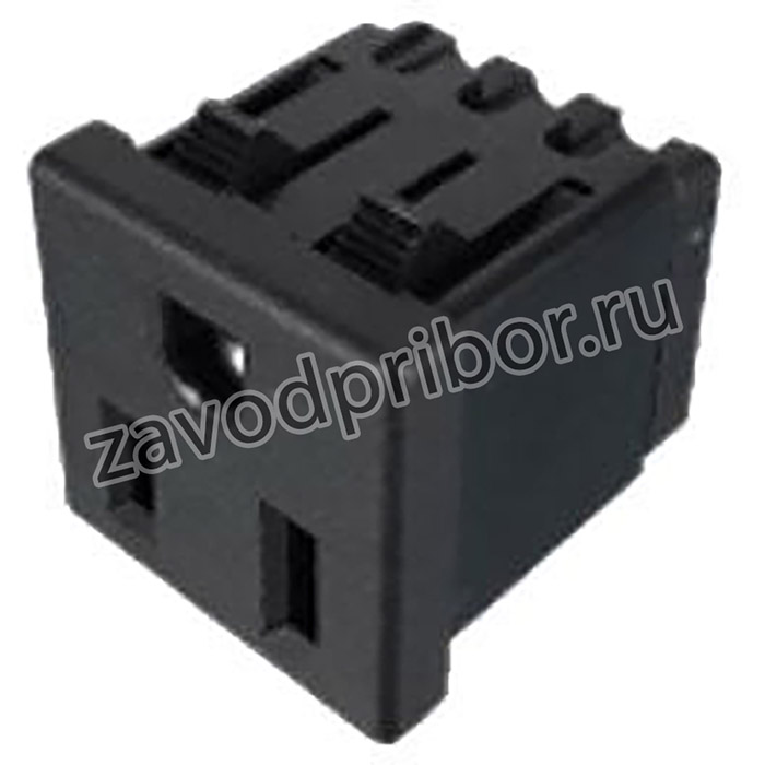 739W-X2/32-A, AC Power Plugs & Receptacles 15A 125VAC BLACK SOLDER TERMINALS