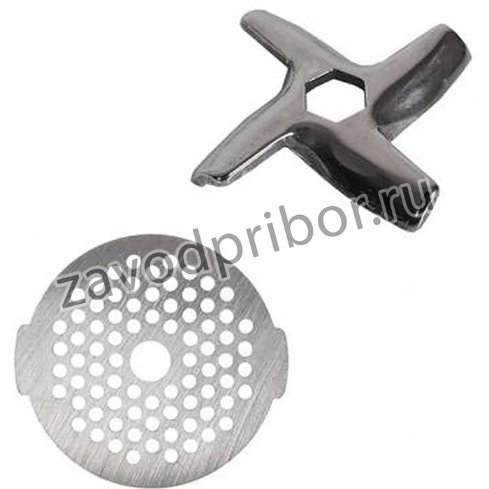 (SS-192248-PD2) набор решётка (мелкая) + нож для мясорубки Moulinex, Tefal