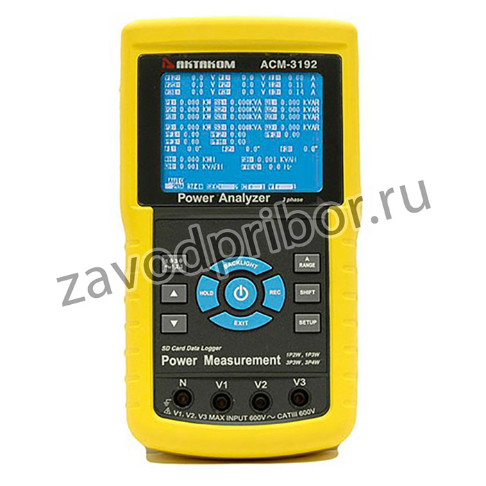 АСМ-3192 — анализатор мощности 3-фазный