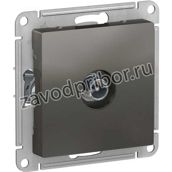 Systeme Electric AtlasDesign Сталь Розетка TV оконечная 1DB, механизм