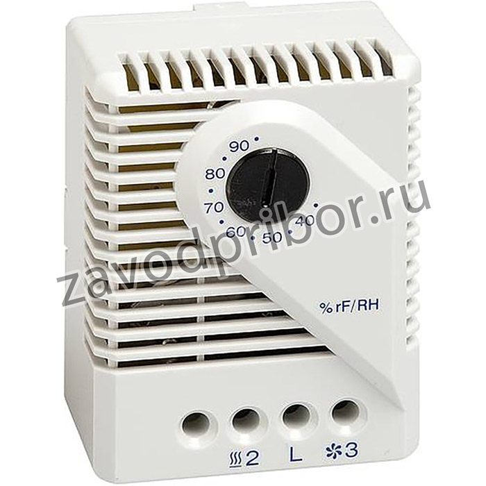 Гигростат механический MFR-012, 35-95% влажности, 250В, 5А, 1 перекл. контакт, IP20