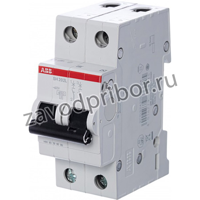 ABB Выключатель автоматический 2-пол. SH202L C20