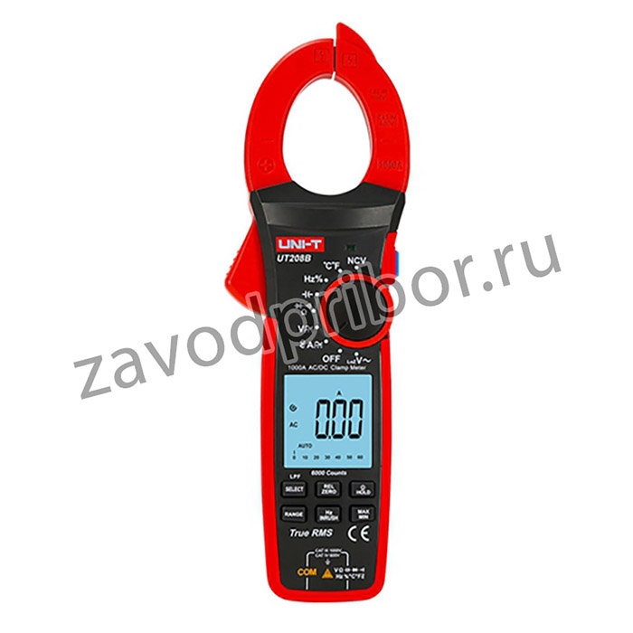 UNI-T UT208B — клещи токоизмерительные цифровые TrueRMS, AC/DC 1000A