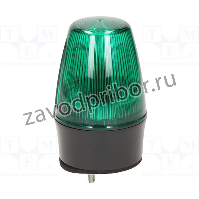 LEDS100-05-04, Сигнализатор: световой, непрерывный свет,мигающий свет, зеленый