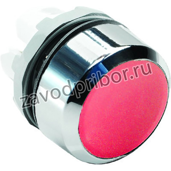 Кнопка MP1-20R без фиксации без подсветки красный