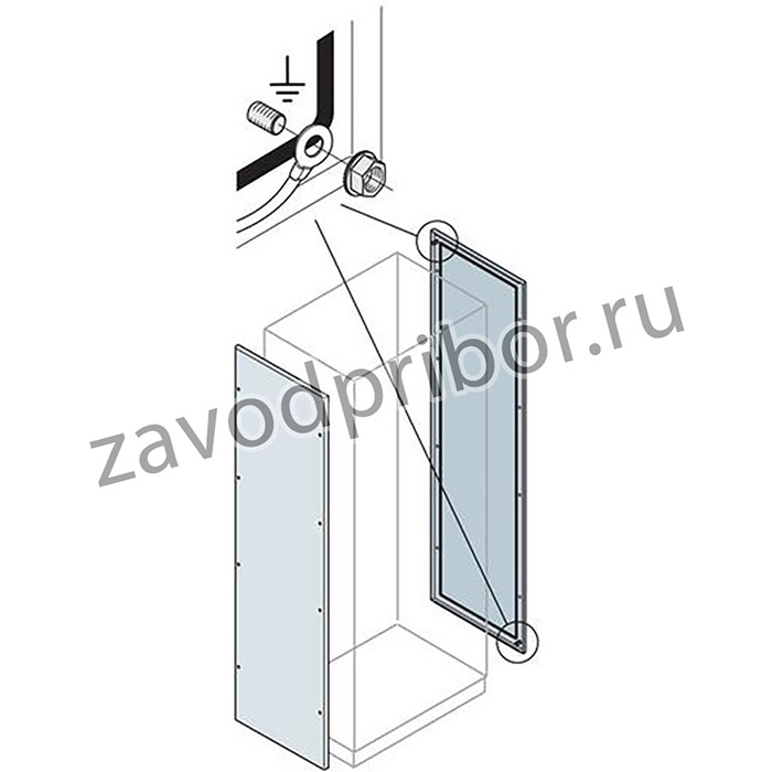 ABB Панель боковая 2000x800мм ВхШ (2шт)