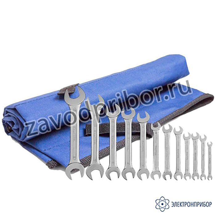 UT-10 — набор гаечных рожковых ключей в сумке-скрутке 6-32мм