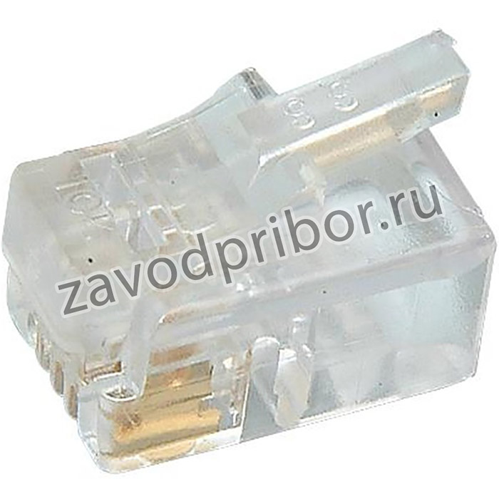 940-SP-3044, Вилка, RJ9, PIN: 4, Конф: 4p4c, на провод, IDC, обжим