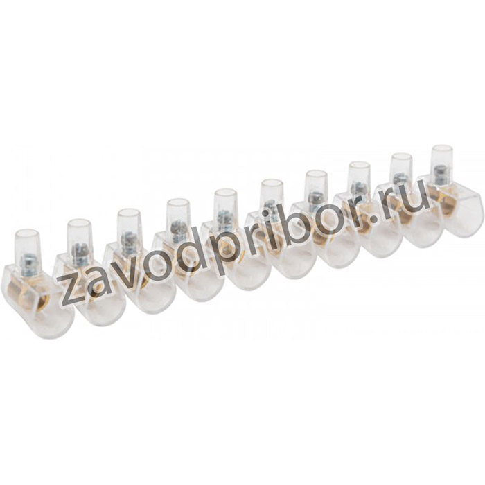 07-5709, Концевой зажим винтовой изолированный КЗВИ 6 мм2 (10х1) (10 шт./уп.)