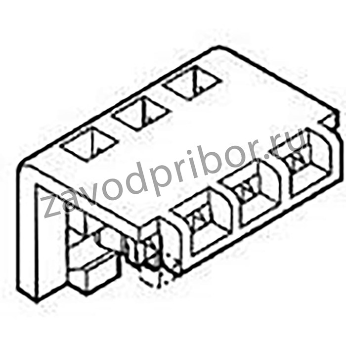 643067-6, Пылезащитная крышка, Strain Relief Cover, AMP MTA-156 Series IDC Connectors