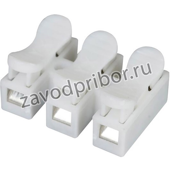 Двухполюсный клеммник ДК-823 10A(0.5-2.5м2) (100шт./уп.) HLT