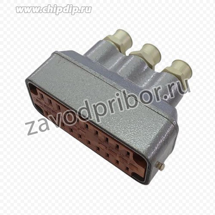 РП14А-30Ш6, вилка кабельная прямая с крышкой