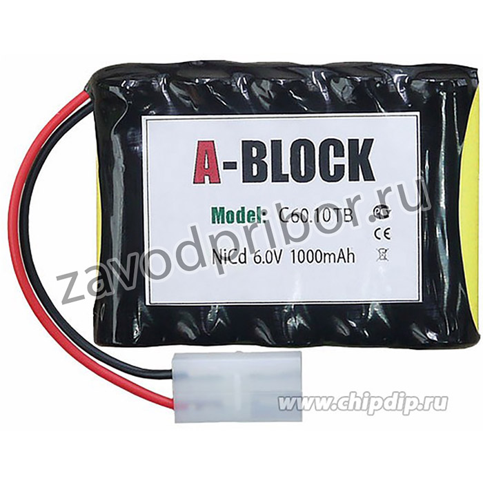 A-BLOCK C60.10TB, Аккумуляторная сборка NiCd 6.0V 1000mAh