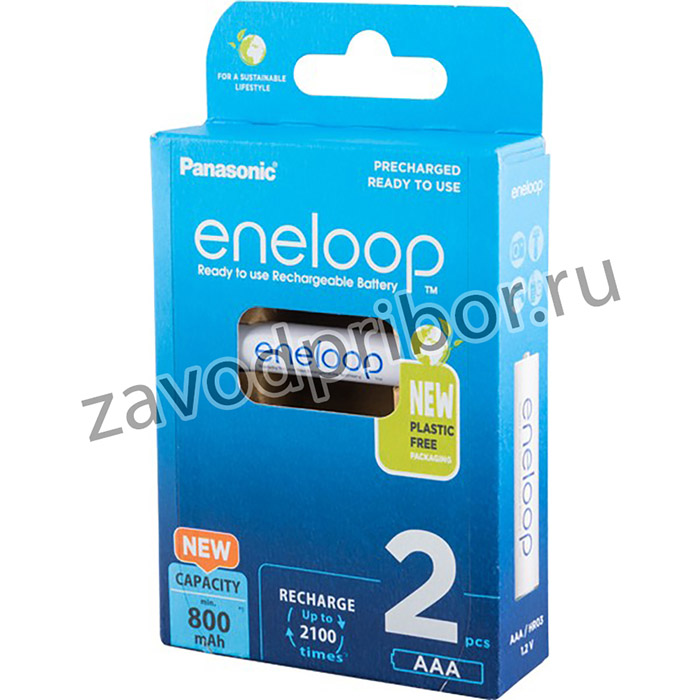Panasonic eneloop BK-4MCDE/2BE 800мАч AAA BL2, Аккумулятор