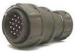 2РМ24КПЭ19Ш1В1 вилка кабельная с прямым патрубком для экранированного кабеля