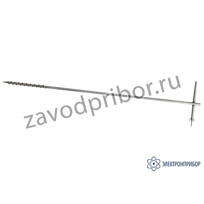 РАПМ.305177.002 — штырь заземления винтовой из нержавеющей стали (длина 1 м)