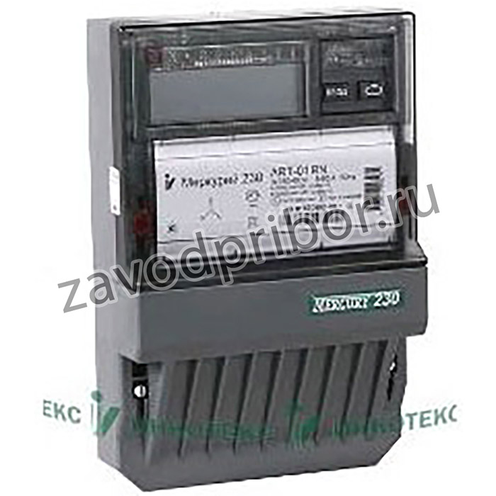 Счетчик Меркурий 230 AR-03 R 5-7.5А/400В (1 тар.) ЖКИ (монт. пл.)