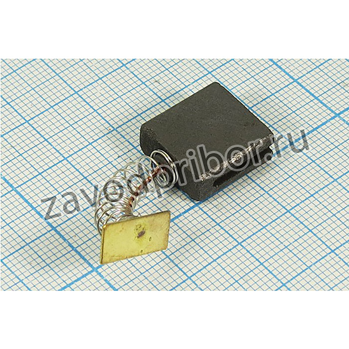 Щетка для электродвигателя 6,5x15x15, контакт: пружина/пятак 6x14,5, MS250
