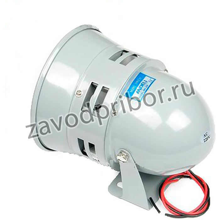 Сирена MS-290 роторная 1 тон 120 дБ D=128 мм 220В IP20 (ANDELI)