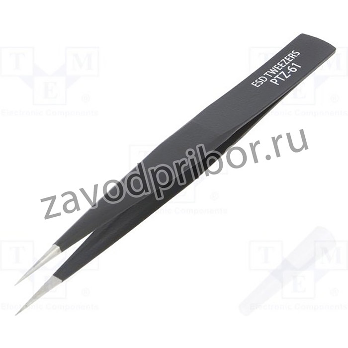 FUT.PTZ-61, Пинцет, Концы губок: заостренные, Дл.пинцета: 125мм, ESD