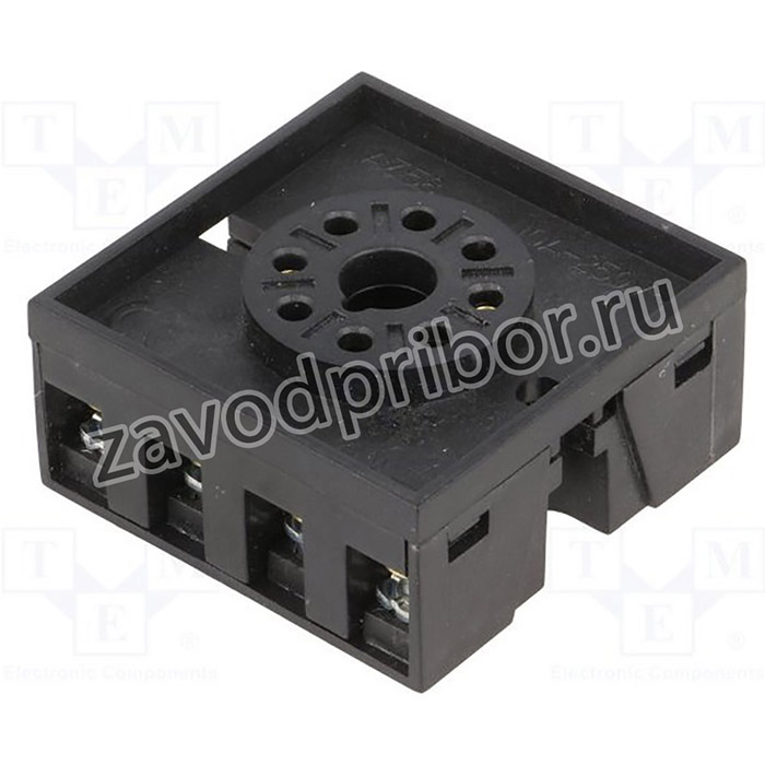 31L48P8, Аксес.для реле: панелька, PIN: 8, DIN, Эл.подкл: круглое гнездо