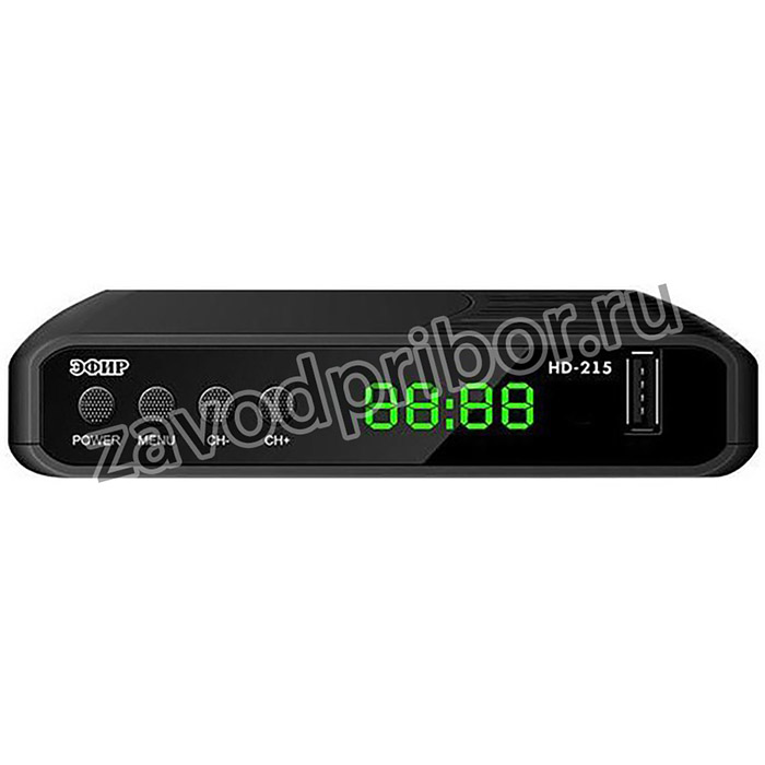 Ресивер DVB-T2 Сигнал Эфир HD-215 черный