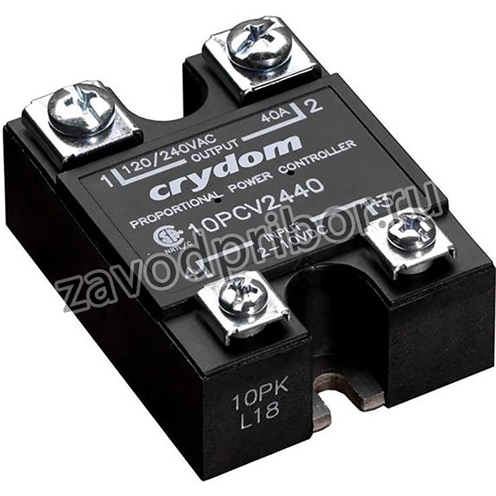 10PCV2490, Solid State Relays - Industrial Mount Prop.Contr.SSR 240 Vac/90A 2-10Vdc