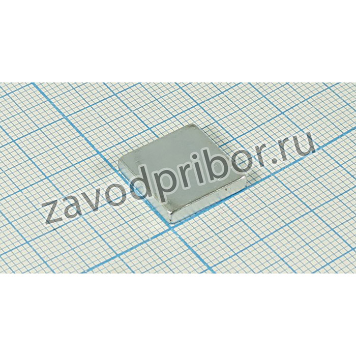 Магнит 15,0x15,0x 3, параллелепипед, рабочая температура -60~80C, Ni, класс N35