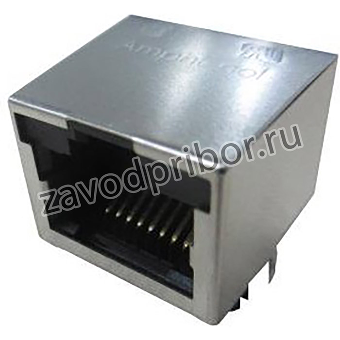 RJHSE5F80, Модульный разъем, угловой, RJ45 Jack, 1 x 1 (Порт), 8P8C, Cat5, Монтаж в Сквозное Отверстие