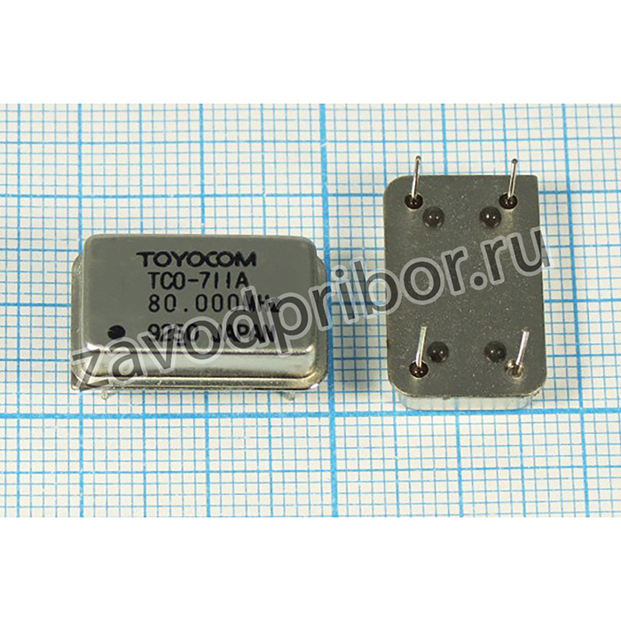Кварцевый генератор 80000, FULL, 5В, TCO-711A, TTL
