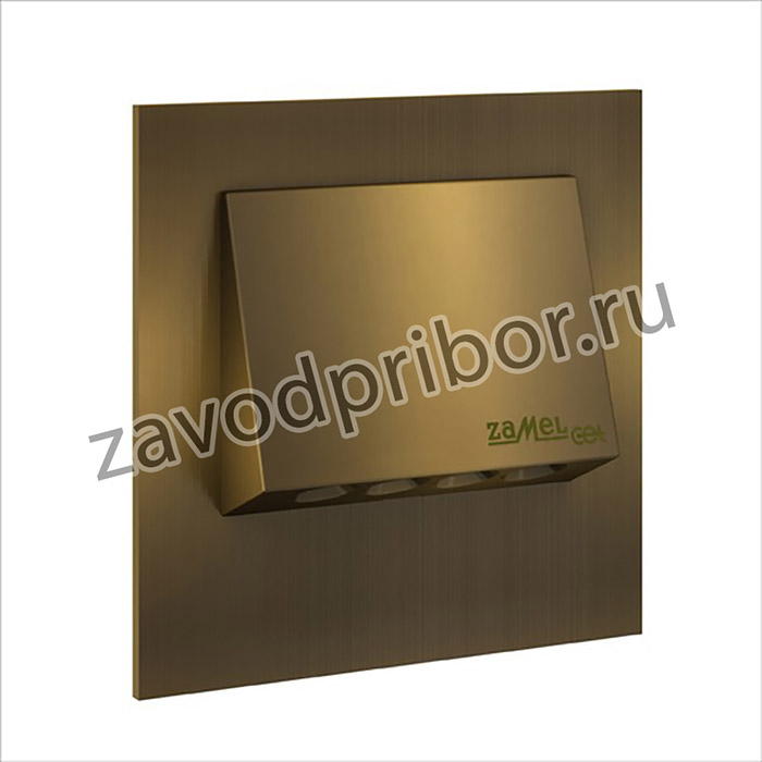 Zamel Светильник NAVI Золото/Тепл.бел. в монт.коробку, 14V DC