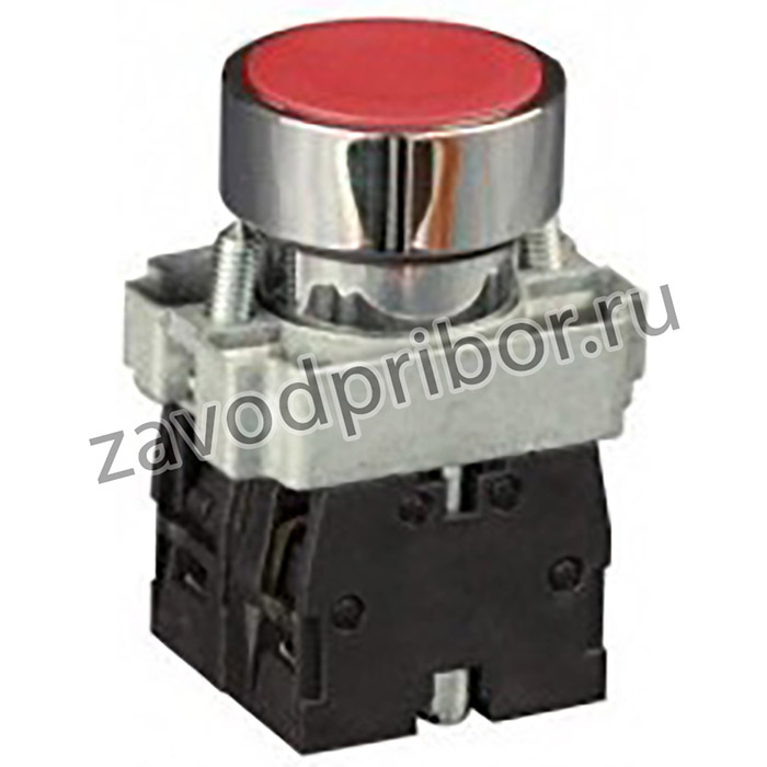 Engard Кнопка в металлическом корпусе красная IP44 BV-2-BA42