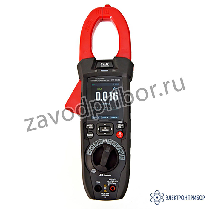 DT-9581 — токоизмерительные клещи AC/DC TRMS с тепловизором