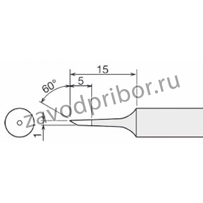Жало для паяльника Goot PX-60RT-1CR AAA+