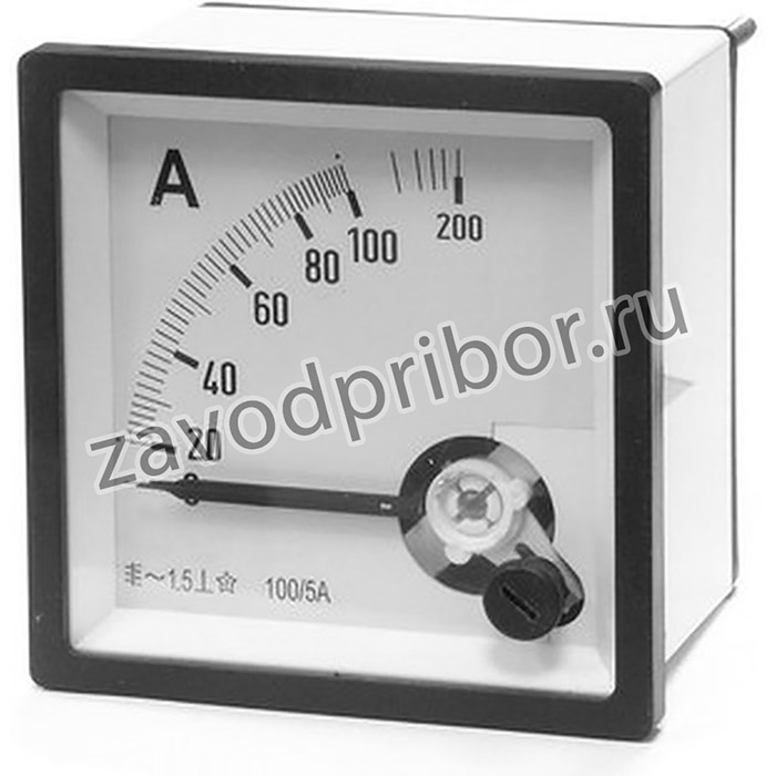 57886, Амперметр 100/5А 50гц (72х72)
