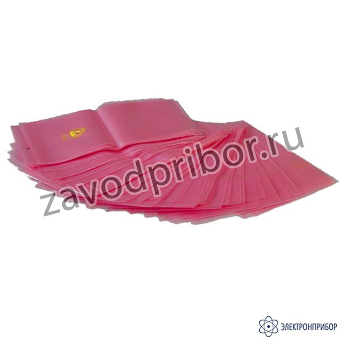 S 254x305 — прозрачно-розовый упаковочный пакет 90 микрон