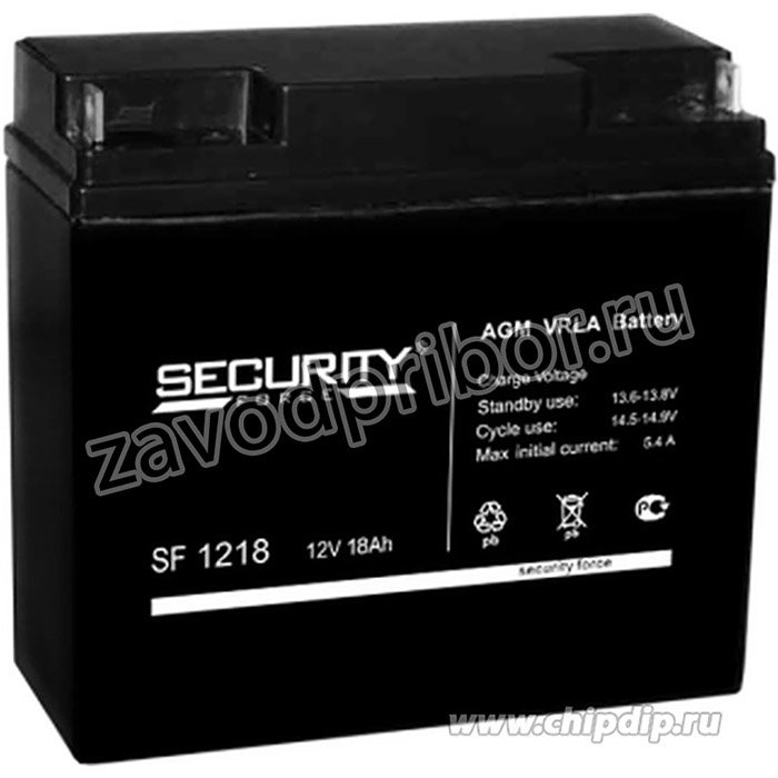 SF 1218 Security Force Аккумуляторная батарея