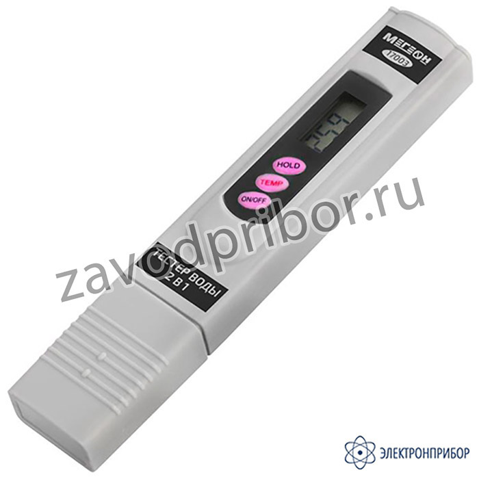 МЕГЕОН 17003 — TDS метр 2 в 1 (солемер/ термометр)
