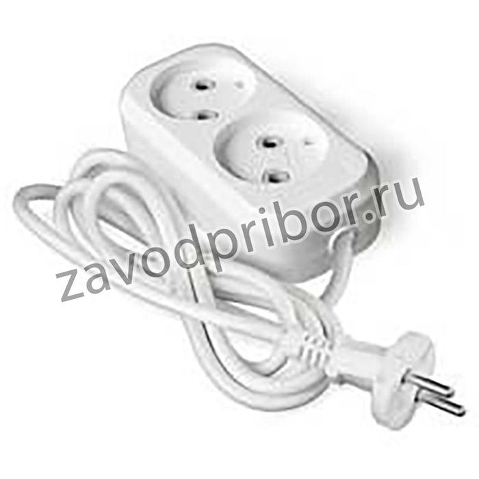 Удлинитель Е-202 ПВС 2*0,75 2 гнезда без заземления 2м UNIVERSAL