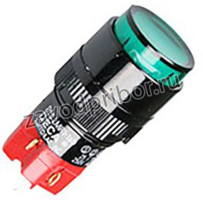 D16LMR1-1ABHG, кнопка без фикс. 250В/5А, LED подсветка 6В