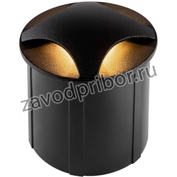 Maytoni Outdoor Biscotti Черный Встраиваемый светильник