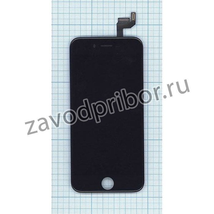 Дисплей (экран) в сборе с тачскрином для iPhone 6S (Foxconn) черный