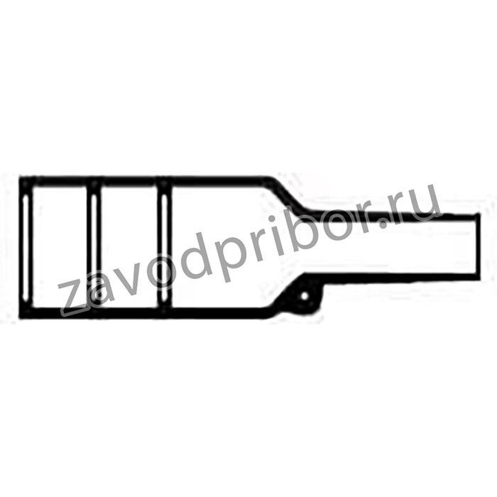 202K121-3-0, Термоусаживаемая кабельная муфта, без клея, прямой, L 38мм