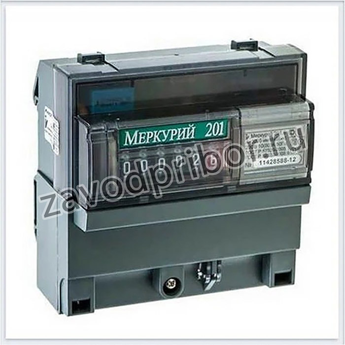 Счетчик Меркурий 201.5 1ф 5-60А 1 класс точн. 1 тариф.; имп. вых. мех 63289