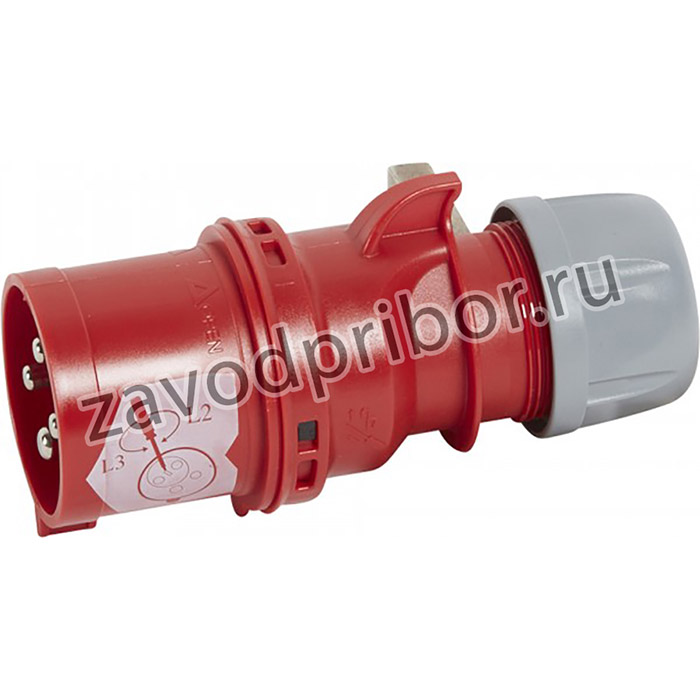 Вилка с пер.фаз 32А 3К+З 380В IP44