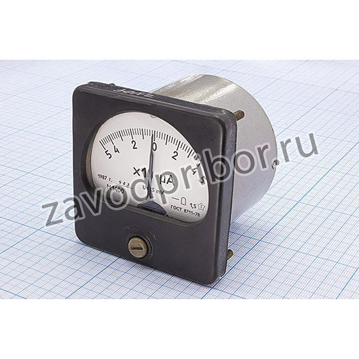 Головка измерительная 80x80\ 50мкА-50\М1400\1,5; гол А 80x80\ 50мкА-50\М1400\1,5\