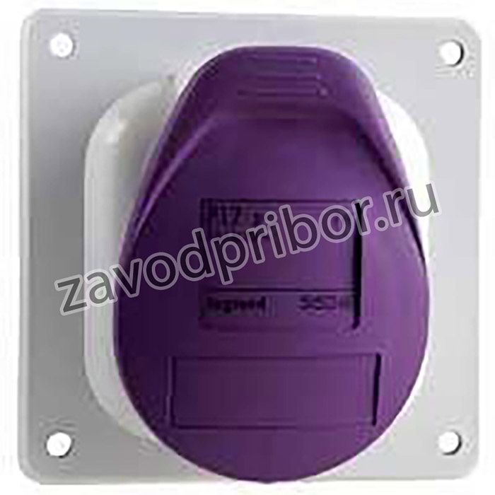Розетка встраиваемая P17 32А 24В 2P IP44 Leg 055295