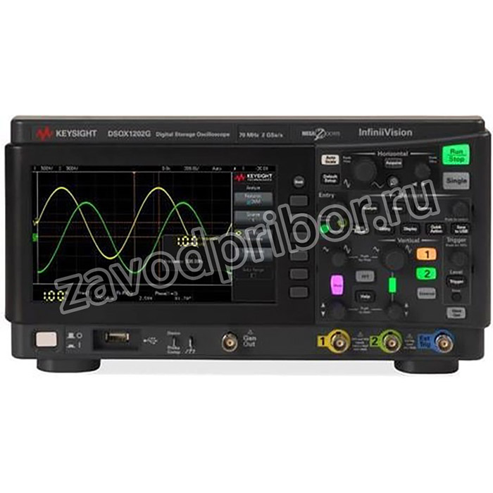 DSOX1202A, Benchtop Oscilloscopes InfiniiVision 1000 X-Series Oscilloscope, 2Ch, 70 MHz, upgradeable to 200 MHz